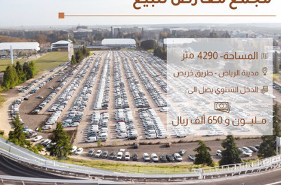 مجمع معارض للبيع بالرياض مساحة 4290 متر